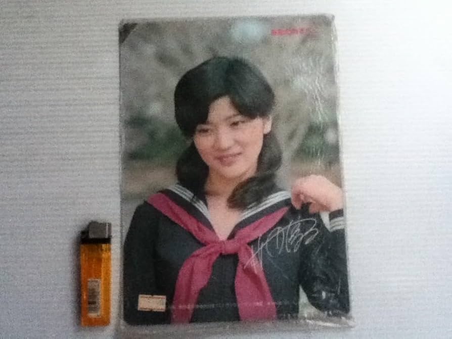 Amazon.co.jp: 昭和レトロ 桜田淳子 あなたのすべて 下敷き①